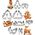 Brunbeste ZESTAW WYKRAWACZY DO CIASTEK PIERNIKÓW 3D MIX KSZTAŁTÓW 8-ELE BRUNBESTE BB-3140 13426234 5906716931407