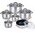 KingHoff GARNKI STALOWE 12 EL. KINGHOFF ROSEGOLD KH-1765 13439793 5908287217652