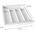KingHoff WKŁAD ORGANIZER DO SZUFLADY NA SZTUĆCE ROZSUWANY 52/31X31CM KINGHOFF KH-1746 13439808 5908287217461