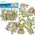 Craft with Fun OZDOBA DEK DREW ZAJACZ SPRZYL 12SZT CF PBH12/288 13455786 5905523621426