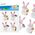 Craft with Fun OZDOBA DEK FILC ZAJACZ SPRZYL 4SZT CF PBH 12/144 13455787 5905523621402