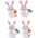 Craft with Fun OZDOBA DEK FILC ZAJACZ SPRZYL 4SZT CF PBH 12/144 13455787 5905523621402