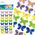 Craft with Fun OZDOBA DEK FILC MOTYLKI SPRZYL 24SZT CF 12/288 13455797 5905523621259