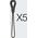 Petzl Uchwyt do Narzędzi Petzl Toolink M do 3 kg 5 szt 13456401 3342540842564
