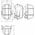 Lampa sufitowa Pawbol Oprawa kanałowa Pawbol Owal100 D.3155 100W E27 IP44 biała 13476540 5905793081692