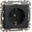 SCHNEIDERE Gniazdo schuko Schneider Sedna Design SDD114025 czarny antracyt Design & Elements 13477176 3606481479792
