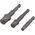 Wolfcraft 1 zestaw 3 adapterów do kluczy nasadowych  1/2 , 3/8 cala, 1/4 cala, trzpień 6-kątny 13494109 4006885879706