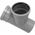 AQUER Trójnik Aquer T110/67 SZ PP 110/110/67 AQ szary 13496728 5902560901719