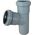 AQUER Trójnik Aquer T110/67 SZ PP 110/110/67 AQ szary 13496728 5902560901719