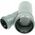 AQUER Trójnik kanalizacyjny PP 110/50mm 90° Aquer T110/50/45 SZ szary 13496736 5908241620658