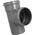 AQUER Trójnik kanalizacyjny PP 110/110mm 90° Aquer T110/90 SZ szary 13496737 5908241620719