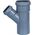 AQUER Trójnik Aquer T110/50/45 SZ PP 110/50/45 AQ szary 13496788 5902560901696