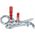 Fischer FISCHER ZESTAW KOŁKÓW PROFIBOX DUOPOWER + HAKI 13514095 4048962314076