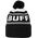 Buff Buff Hido Knitted Hat Beanie 1323325551000 Czarne One size 13514119 8428927542144