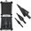 Wiertło AWTools AW WIERTŁO STOPNIOWE SPIRALNE KPL. 3szt./ 4-12 4-20 4-39mm/ AICrN/ CZARNE/ ETUI PLASTIK. 13520296 5903678616229