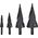 Wiertło AWTools AW WIERTŁO STOPNIOWE SPIRALNE KPL. 4szt./ 4-12 4-20 4-32 4-39mm/ AICrN/ CZARNE/ ETUI PLASTIK 13520306 5903678616236