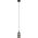 Lampa wisząca Italux Italux Menfi PND-44236-1-BK-GD lampa wisząca zwis 1x40W E27 przezroczysta/czarna 13520318 5902854536757