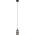 Lampa wisząca Italux Italux Menfi PND-44236-1-BK-GD lampa wisząca zwis 1x40W E27 przezroczysta/czarna 13520318 5902854536757