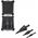 Wiertło AWTools AW WIERTŁO STOPNIOWE SPIRALNE KPL. 3szt./ 4-12 4-20 4-32mm/ AICrN/ CZARNE/ ETUI PLASTIK. 13520490 5903678616212