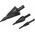 Wiertło AWTools AW WIERTŁO STOPNIOWE SPIRALNE KPL. 3szt./ 4-12 4-20 4-32mm/ AICrN/ CZARNE/ ETUI PLASTIK. 13520490 5903678616212