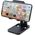 Podstawka Hurtel Składana podstawka stojak na telefon tablet do 12.9'' czarny Składana podstawka stojak na telefon tablet do 12.9'' czarny 13521664 9145576277867