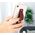 Hurtel Samoprzylepny uchwyt do telefonu na palec z suwakiem pomarańczowy Samoprzylepny uchwyt do telefonu na palec z suwakiem pomarańczowy 13538126 9145576281857