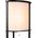 Lampa podłogowa DELIGHT Lucide Menno 44798/81/30 lampa stojąca podłogowa loft kwietnik metalowa 1x60W E27 czarna/beżowa 13552046 5411212441591
