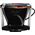 Melitta Melitta - Plastikowy dripper do kawy 1x2 Czarny 13583600 4006508217557