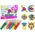LeanToys Witraże Zawieszki Do Malowania Zastygająca Farba Biżuteria 6 szt. 13655747 5905323214217