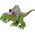 Figurka LeanToys Dinozaur z Katapultą Chodzi Strzela Zielony 13655804 5905515355476