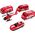 LeanToys Zestaw Autek Resoraki Pojazdy Straż Pożarna Ambulans 13655829 5905515353212