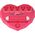 LeanToys Zestaw do Robienia Bransoletek Diamenciki Wyklejanie Serce 13655832 5905679072783