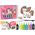 LeanToys Naklejki Na Okno Meble Jednorożec DIY 8 Kolorów Brokat 13655850 5905679072370