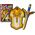 LeanToys Zestaw Wojownika Miecz Tarcza z Pianki EVA. 13655857 5905515359740