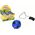 LeanToys Piłka Nożna PU Na Gumce Jojo Do Odbijania 6 cm Niebieska 13655903 5905679076934