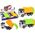 LeanToys Auto Śmieciarka Ciężarówka Przyczepa 2 Kolory 13655907 5905679078303