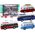 LeanToys Kampery Autobusy Z Napędem Frykcyjnym 1:87 4 Sztuki 13655916 5905679078570