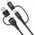 Kabel USB Wozinsky USB-A - 2x USB-C + Lightning 1 m Czarny (5907769308819) 13666799 5907769308819