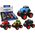 LeanToys Metalowe Autko Duże Koła Różne Wzory HXHG08 13674383 5902447011302