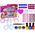 LeanToys Duży Zestaw Do Malowania Paznokci Lakiery Naklejki Separatory 13674437 5905214970307