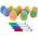 LeanToys Zestaw DIY Malowanie Jaj Dinozaury 13674634 5905323216877