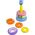 LeanToys Piramidka Edukacyjna Kolorowe Obręcze 13674638 5905323217201