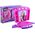 LeanToys Toaletka Zestaw Kosmetyki Lusterko Światełka Róż 13674660 5905515350105