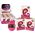 LeanToys Rosnące Jajo Flaming 6cm Różowe 13674762 5905515353755