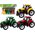 LeanToys Zestaw Traktorów Rolniczych Farma 3 Sztuki Kolorowe 13674868 5905515357937