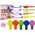 LeanToys Zestaw Do Farbowania Włosów Dla Dzieci 5 Farb Gumki 13674891 5905515358392
