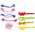 LeanToys Zestaw Do Farbowania Włosów Dla Dzieci 5 Farb Gumki 13674891 5905515358392