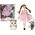 LeanToys Lalka Dla Dzieci Emily Warkocze Kot Kwiaty 13674947 5905515359993