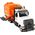 LeanToys Śmieciarka do Rozkręcania i Skręcania Akcesoria Pomarańczowa 13675080 5905679074664