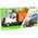 LeanToys Śmieciarka do Rozkręcania i Skręcania Akcesoria Pomarańczowa 13675080 5905679074664